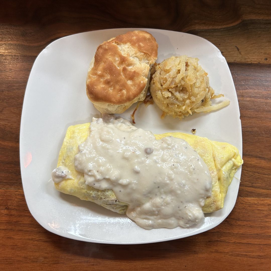 Mountain man omelette